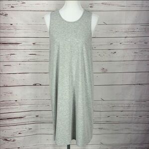NWT West Loop Grey Midi Lounge Sun Tank Dress Women's Medium M Sleeveless EUC